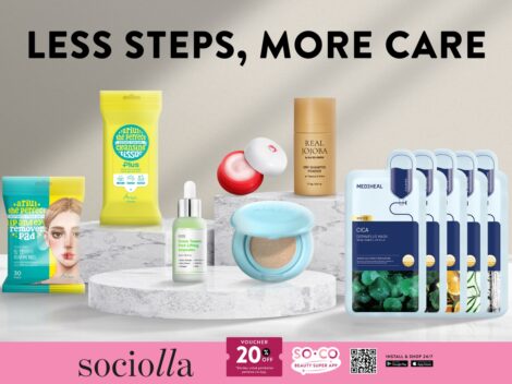 Ilustrasi less steps more care untuk artikel Less steps more care: Sociolla Rilis 'Less Steps, More Care'…