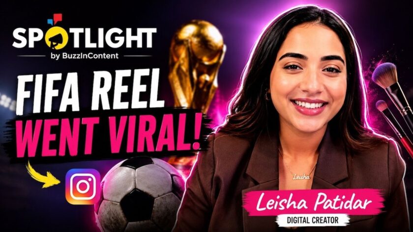 Ilustrasi leisha patidar untuk artikel Leisha Patidar: dari makeup ke reel FIFA yang viral