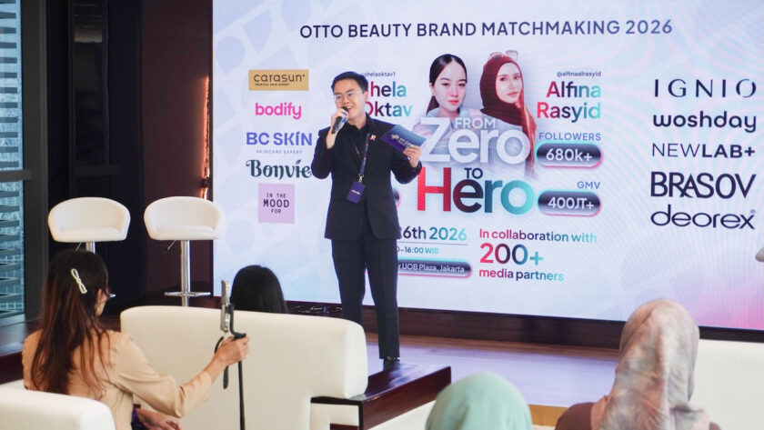 Ilustrasi brand kecantikan lokal untuk artikel Otto Beauty Matchmaking 2026 Perkuat Brand Kecantikan Lokal