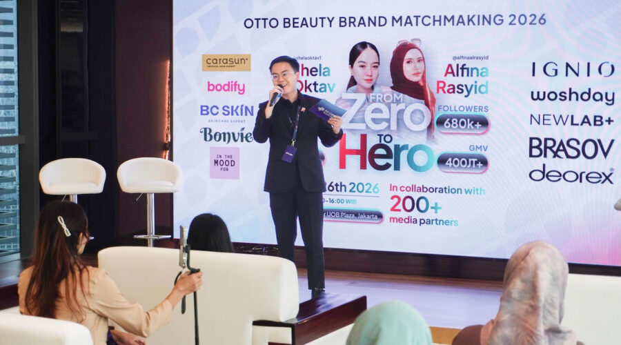 Ilustrasi brand kecantikan lokal untuk artikel Otto Beauty Matchmaking 2026 Perkuat Brand Kecantikan Lokal