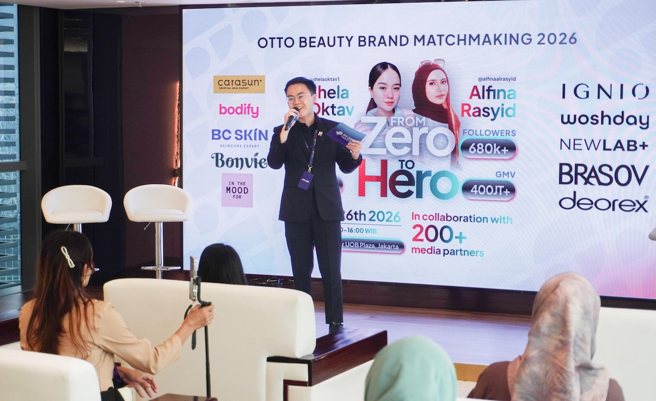 Ilustrasi brand kecantikan lokal untuk artikel Otto Beauty Matchmaking 2026 Perkuat Brand Kecantikan Lokal