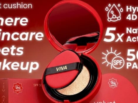 Ilustrasi viva velvet cushion untuk artikel Review Velvet Cushion Rp70 Ribuan: Hasil Flawless