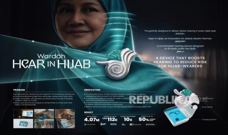 Ilustrasi hear in hijab untuk artikel Wardah Raih Cannes Lion Pertama lewat Hear in Hijab